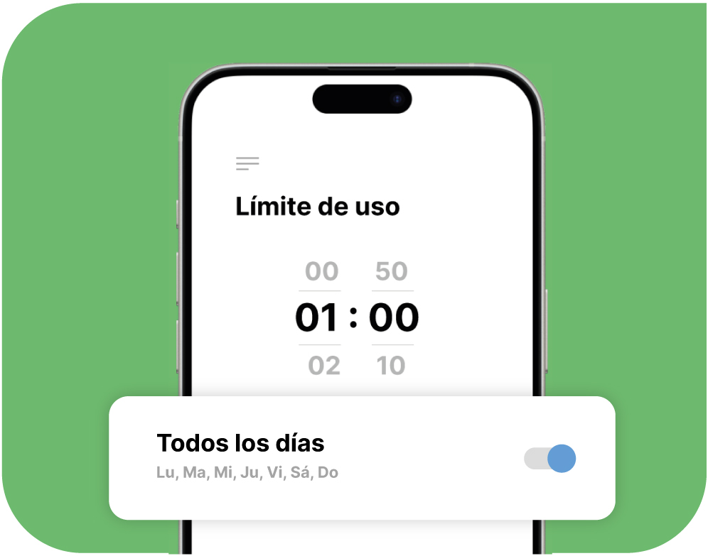 límite de tiempo de uso